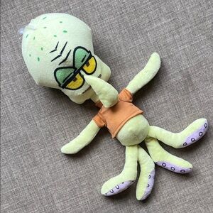 SpongeBob Squidward Tentacles Plush Window Hanger Cling 14"
